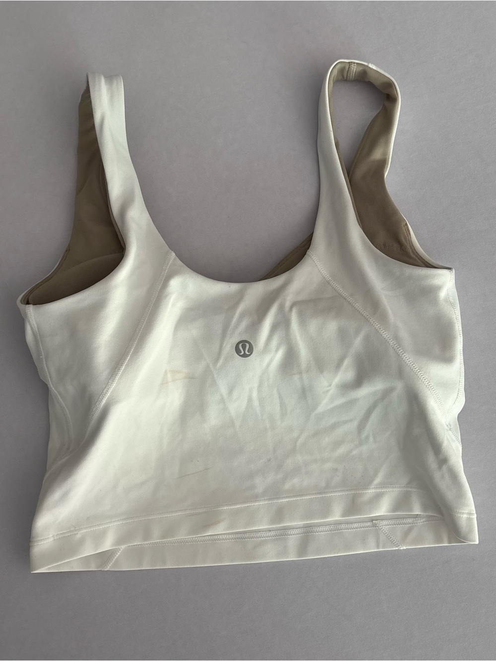 lululemon athletica White Align Athletic Tanktop Size 4 - Picture 2 of 10